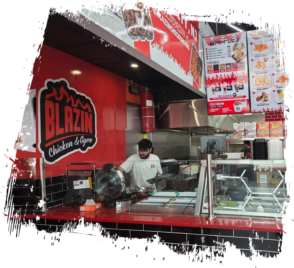 Platters, sandwiches, wings and a shake from Blazin Chicken & Gyro in Jersey City