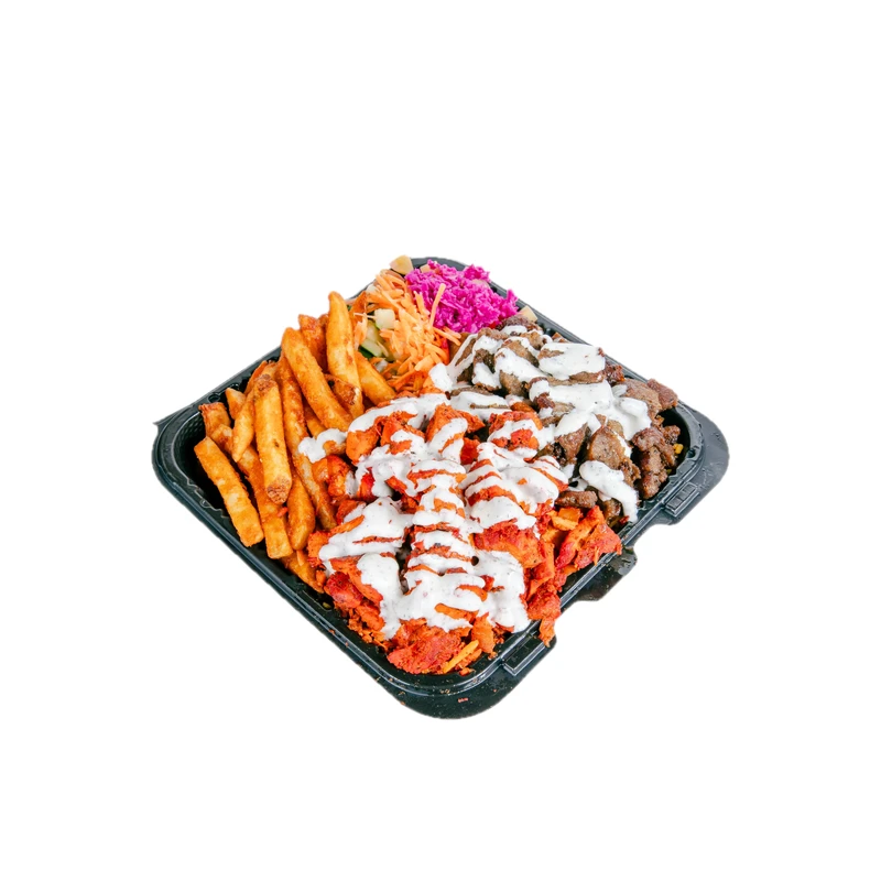 Mixed chicken and lamb platter